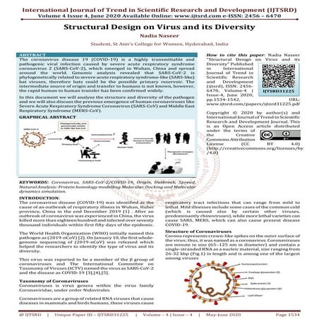 Structural Design on Virus and its Diversity
