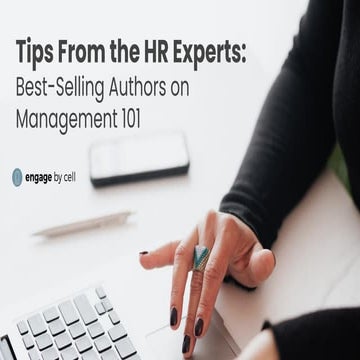 Tips From the HR Experts: Best-Selling Authors on Management 101