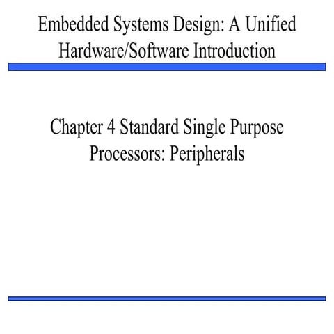 Standard single Purpose Processors Peripherals.ppt