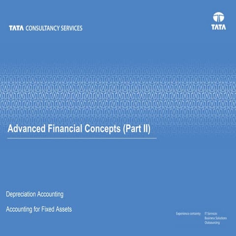 Advanced Accounting Concepts (Part II)