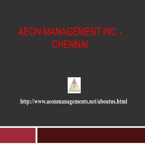 aeon management inc   chennai / Reviews