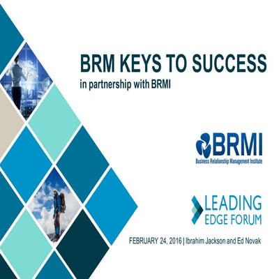 Leading Edge Forum - BRMI Presentation