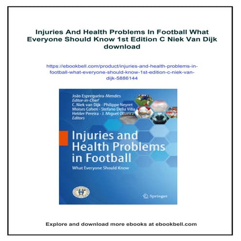 Injuries And Health Problems In Football What Everyone Should Know 1st ...