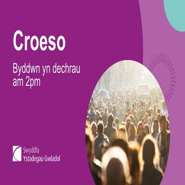 Cyflwyniad i'r ​ymgynghoriad ar bynciau Cyfrifiad 2031 (12 Tachwedd 2025)