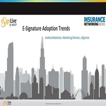 e-Signature Adoption Trends in Insurance Industry 