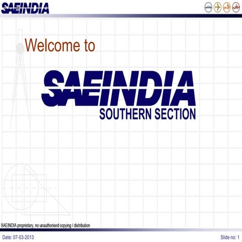 SAEINDIA Southern Section Presentation-New