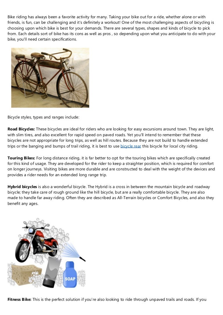 bikes for long distance riding
