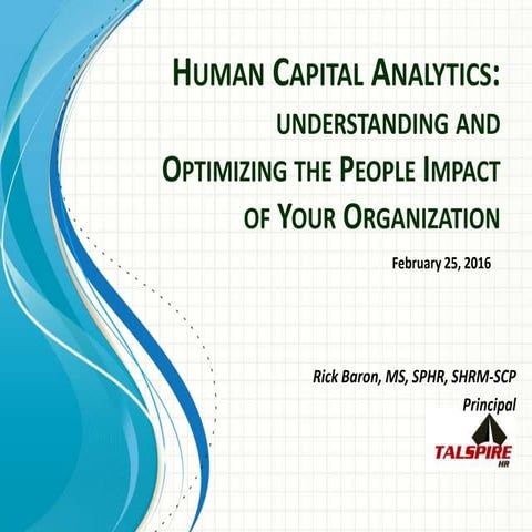 Human Capital Analytics 2.2016