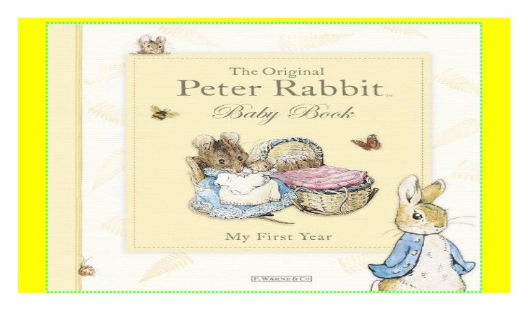 peter rabbit baby record book