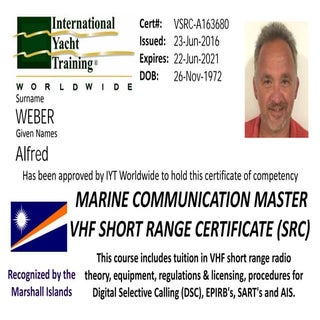 MARINE COMMUNICATION MASTER VHF SHO...