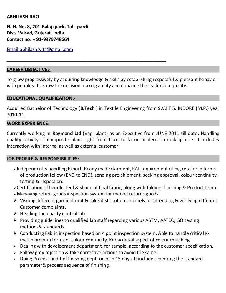 ABHILASH RAO RESUME - 2975d42d 5cfa 49f9 9a37 A39c31774dae 160619144409 Thumbnail 4 