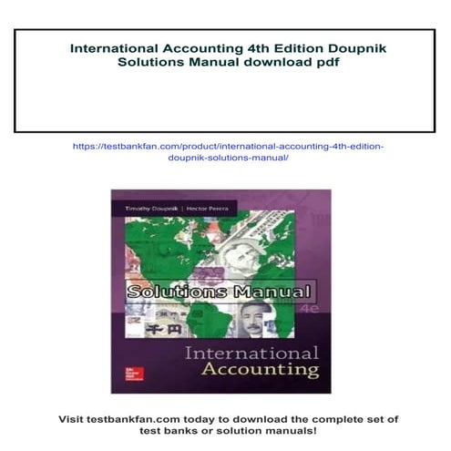 International Accounting 4th Edition Doupnik Solutions Manual | PDF