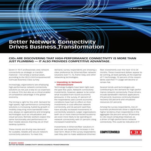 Drive Business Transformation via Better Network Connectivity_WP