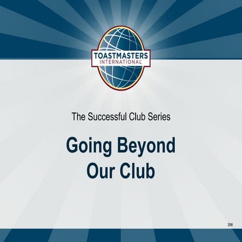 Going Beyond Our Club (Powerpoint)