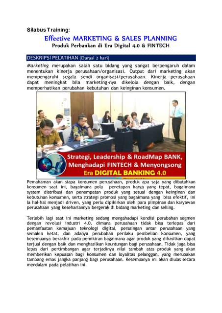 Silabus Mata Kuliah Digital Marketing: Strategi & Implementasi di Era Digital