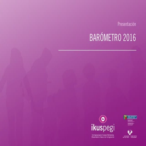 Barómetro 2016 – Percepciones y actitudes hacia la inmigración extranjera