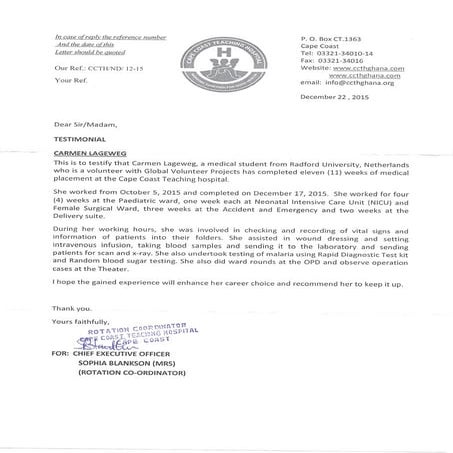 Testimonial Ghana 2 | PDF