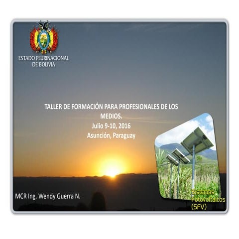 Paraguay | Jul-16 | Caso de Estudio de Energia en Bolivia