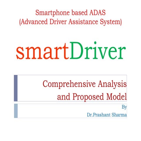 Smartphone based ADAS