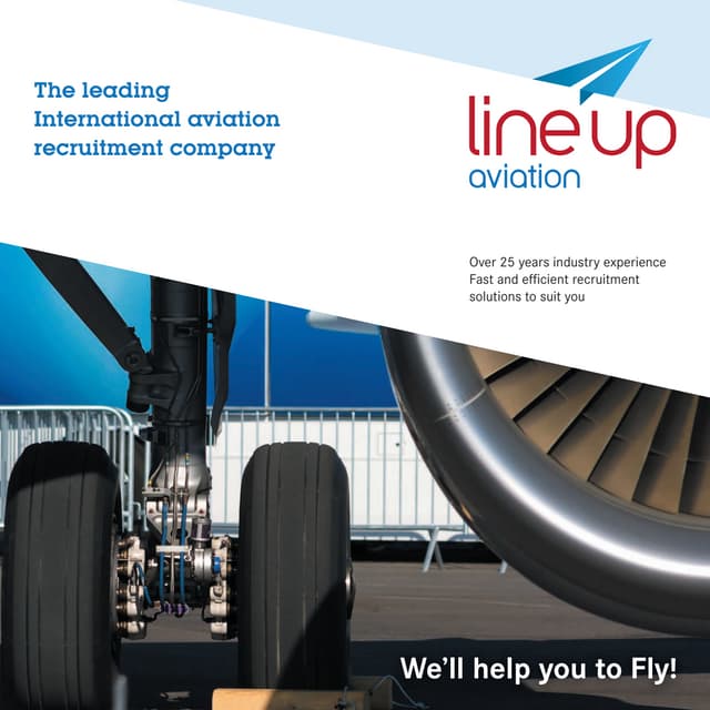 Line Up Aviation Brochure