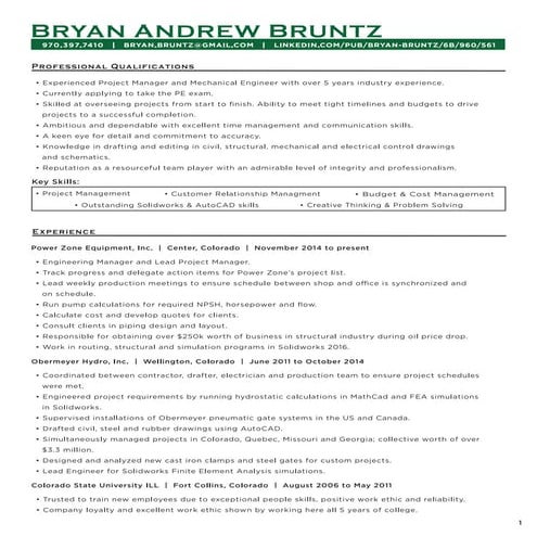 BryanBruntz-Resume | PDF