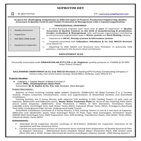 Suprotim dey  LATEST CV
