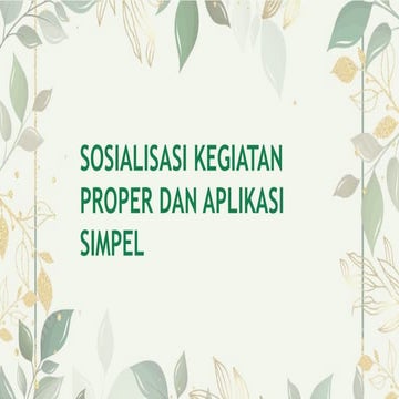 PENDAHULUAN PROPER DAN PANDUAN SIMPEL PERUSAHAAN.pptx