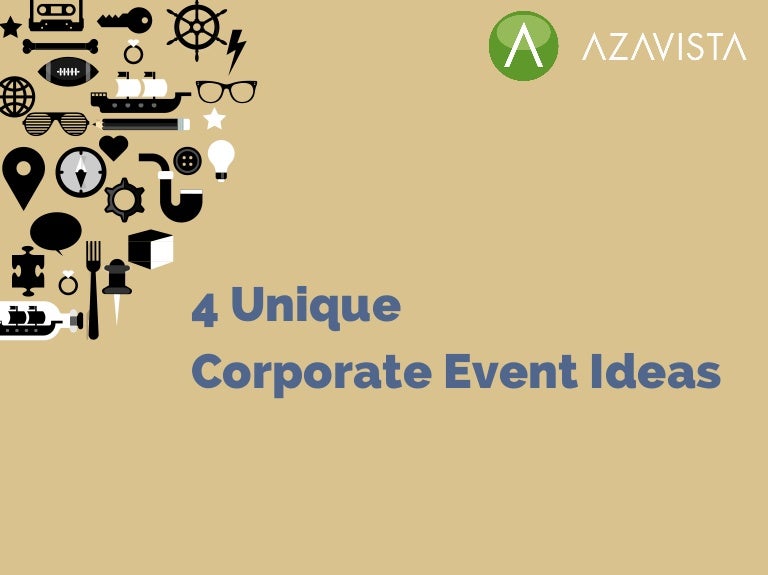 6 Unique Corporate Event Ideas