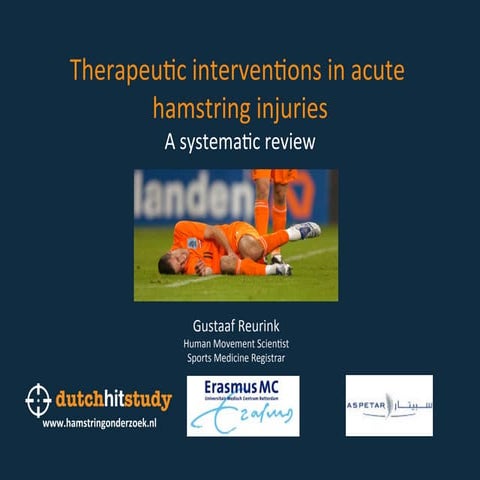 Guus Reurink - Therapeutic interventions