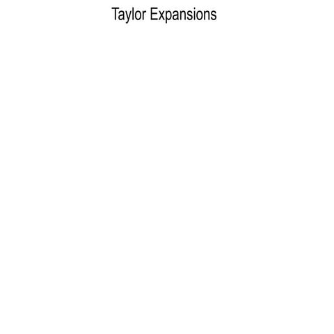 29 taylor expansions x