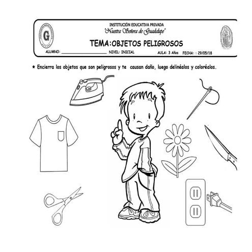 29 tema objetos peligrosos