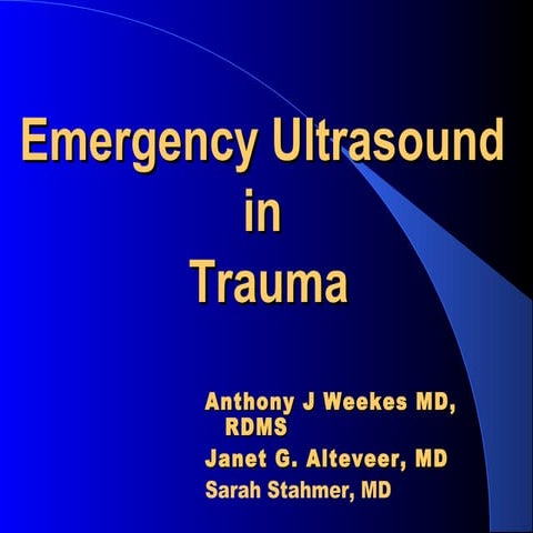 29 us trauma
