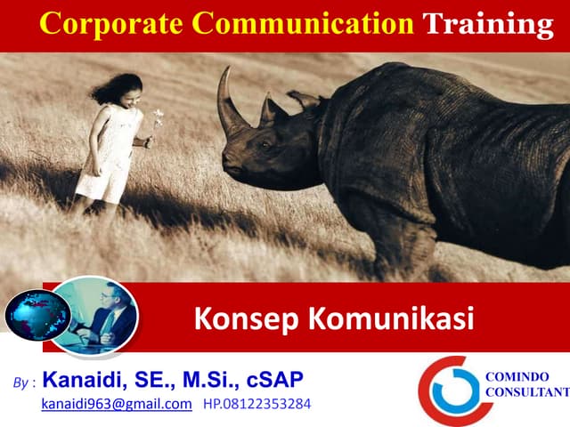 Konsep Komunikasi__Materi Pelatihan Effective CORPORATE COMMUNICATION SKILLS