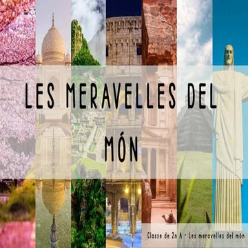 Projecte de sego A: Les meravelles del món