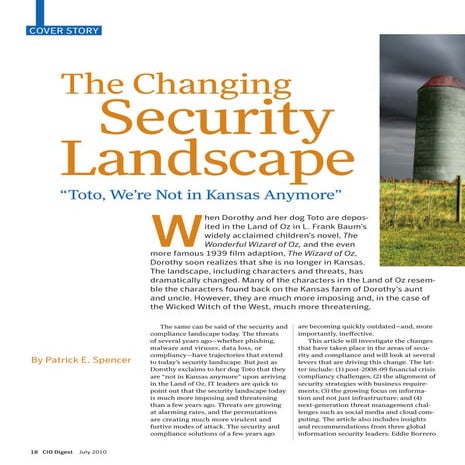 July 2010 Cover Story