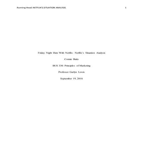 Final Assignment on Netflix