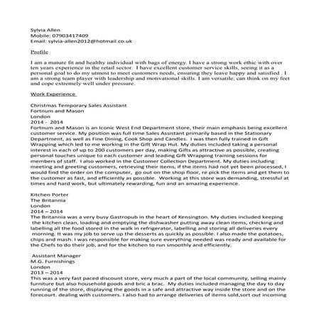 Hannah CV | RTF