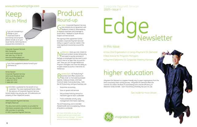 Final EDGE 2005 Issue II