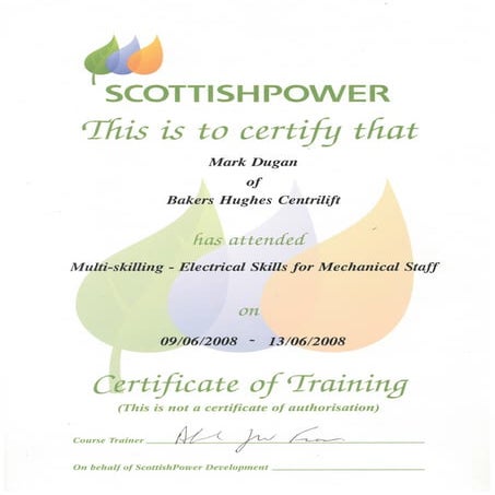 Multi skilling Electriacl