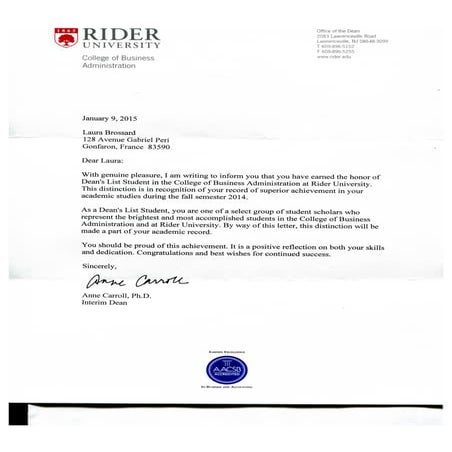 Dean's List | PDF