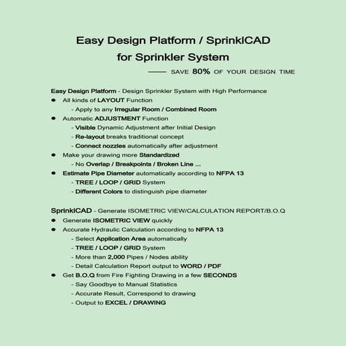 Fire Sprinkler System Solution | PDF