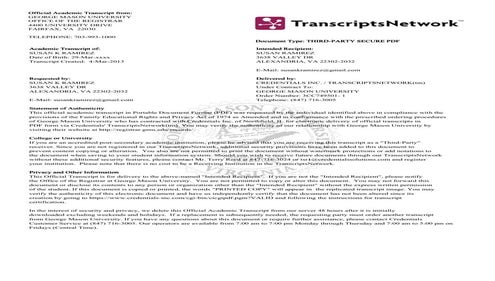 UQ Transcript 1 | PDF