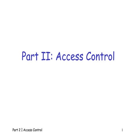 Access Control authentication and authorization .pptx