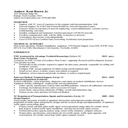 Andrew Brown Resume.2016