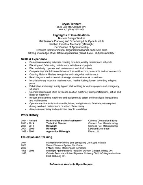 Bryan Tennant presentations