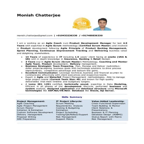 Monish Chatterjee_CV