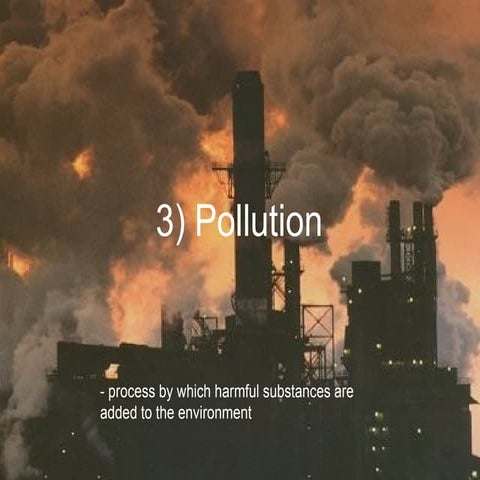 Chapter 22 Our Impact on the Ecosystem Lesson 2 - Air pollution