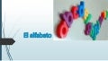 El alfabeto