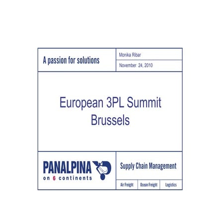The Recession Lessons That Will Endure, Monika Ribar, CEO, Panalpina