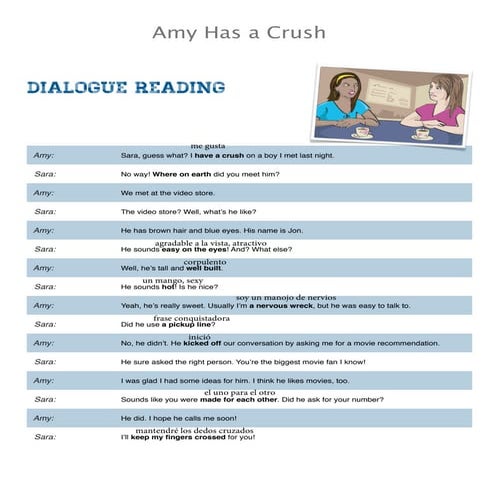 2 amy has a crush